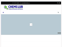 Tablet Screenshot of chemslub.com